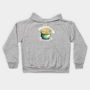 Pot o' Gold n' Rainbows Kids Hoodie